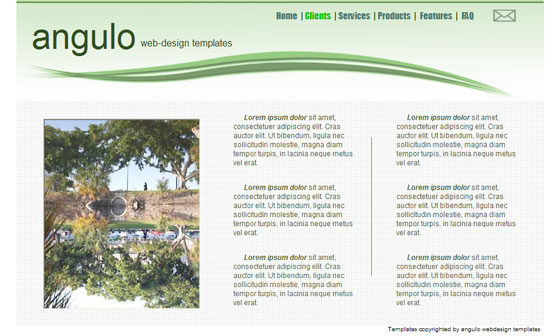 Green Vectors Template